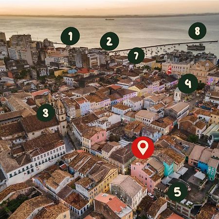 Casa Do Alto - Excentrica Boutique I Banheira Vitoriana I Pelourinho Lägenhet Salvador Exteriör bild